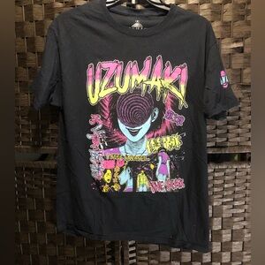 Junji Ito Uzumaki T-Shirt Horror Japan Guro Funny Girl Anime Size M